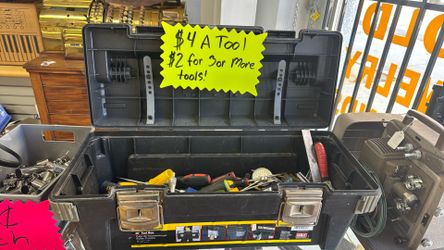 Tool Box Full Of Tools $2 Each