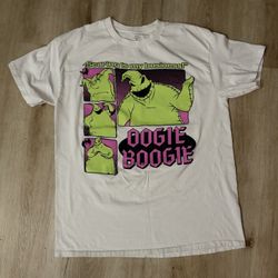 Oogie Boogie Comic T Shirt - The Nightmare Before Christmas  Size Large White