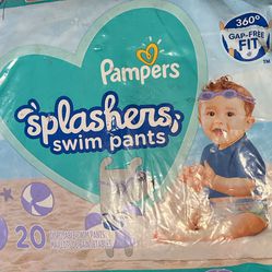 splashers Pampers swim pants diapers 