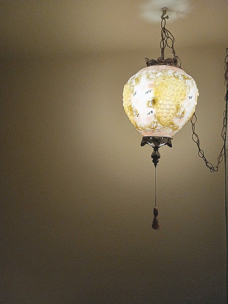 Vtg . Mid Century Carl Falkenstein Hanging Lamp