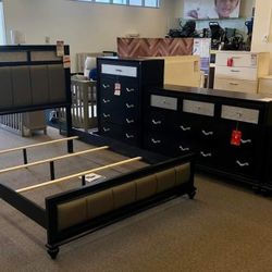 Barzini Queen or King Bedrooms Sets Dressers Nightstands and  Mirrors CHESTS  Options 