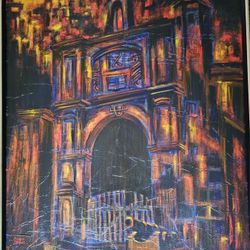 George Crionas Original Acrylic On Board 