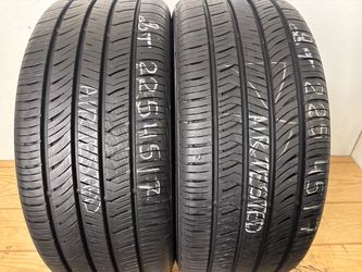 2 tires 225 45 17 Suredrive Sport Like new No repairs