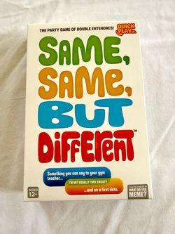 Same Same But Different The Hilarious Party Game of Double Entendres  Ages 12+