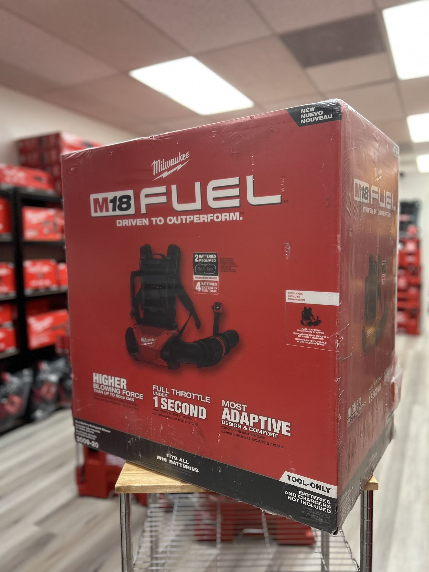 Milwaukee M18 Fuel Backpack Blower Tool Only