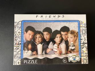 Friends TV Show 1000 Piece Puzzle Phoebe Ross Monica Joey Milkshake Rachel New