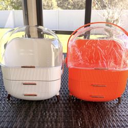 Brand New: Makeup Storage Organizer. I Have White & Orange!! Price Is For 1 Either Color. 