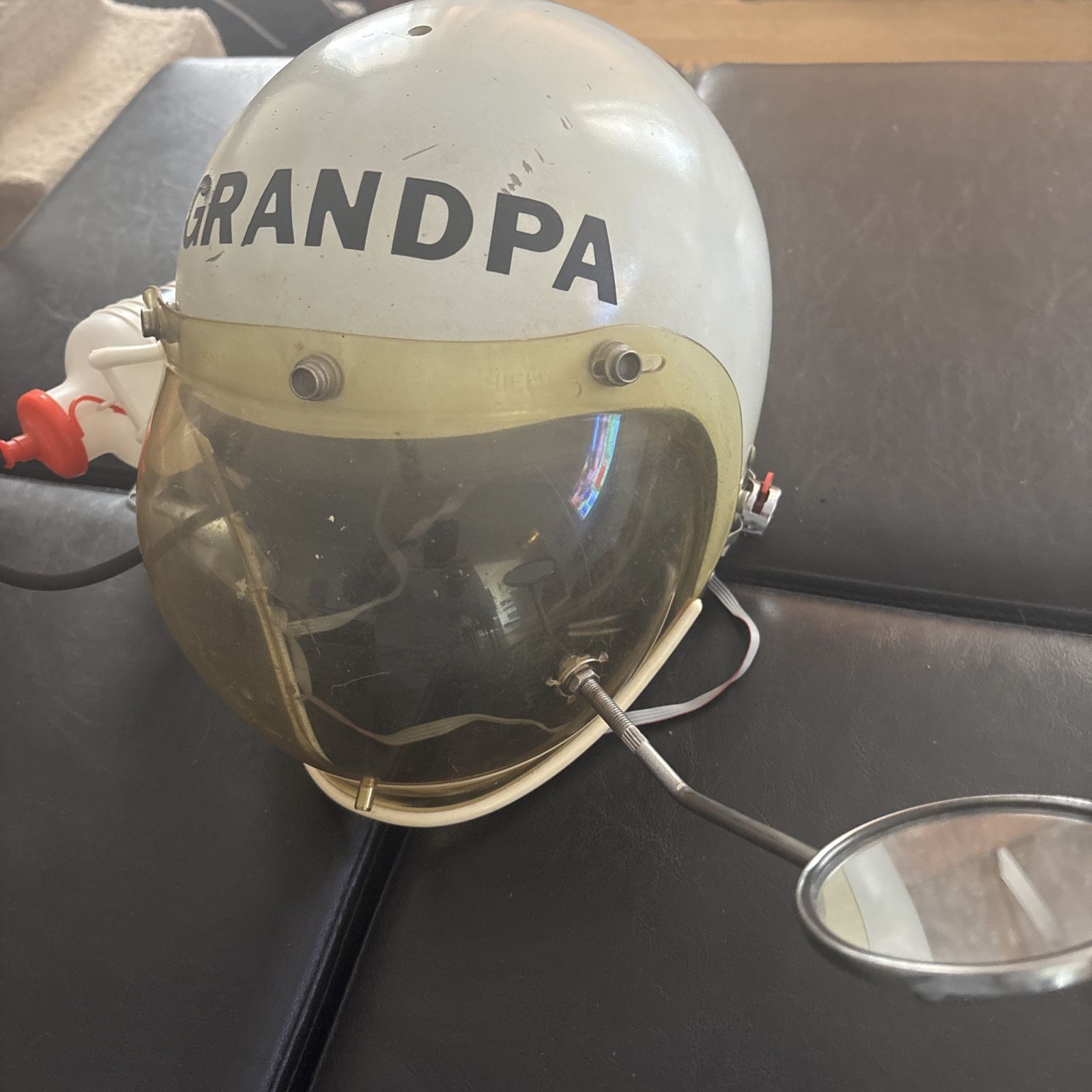 Novelty motorcycle helmet