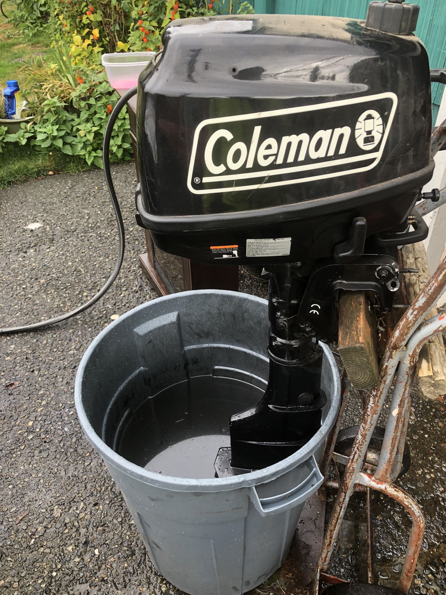 5hp Coleman outboard motor