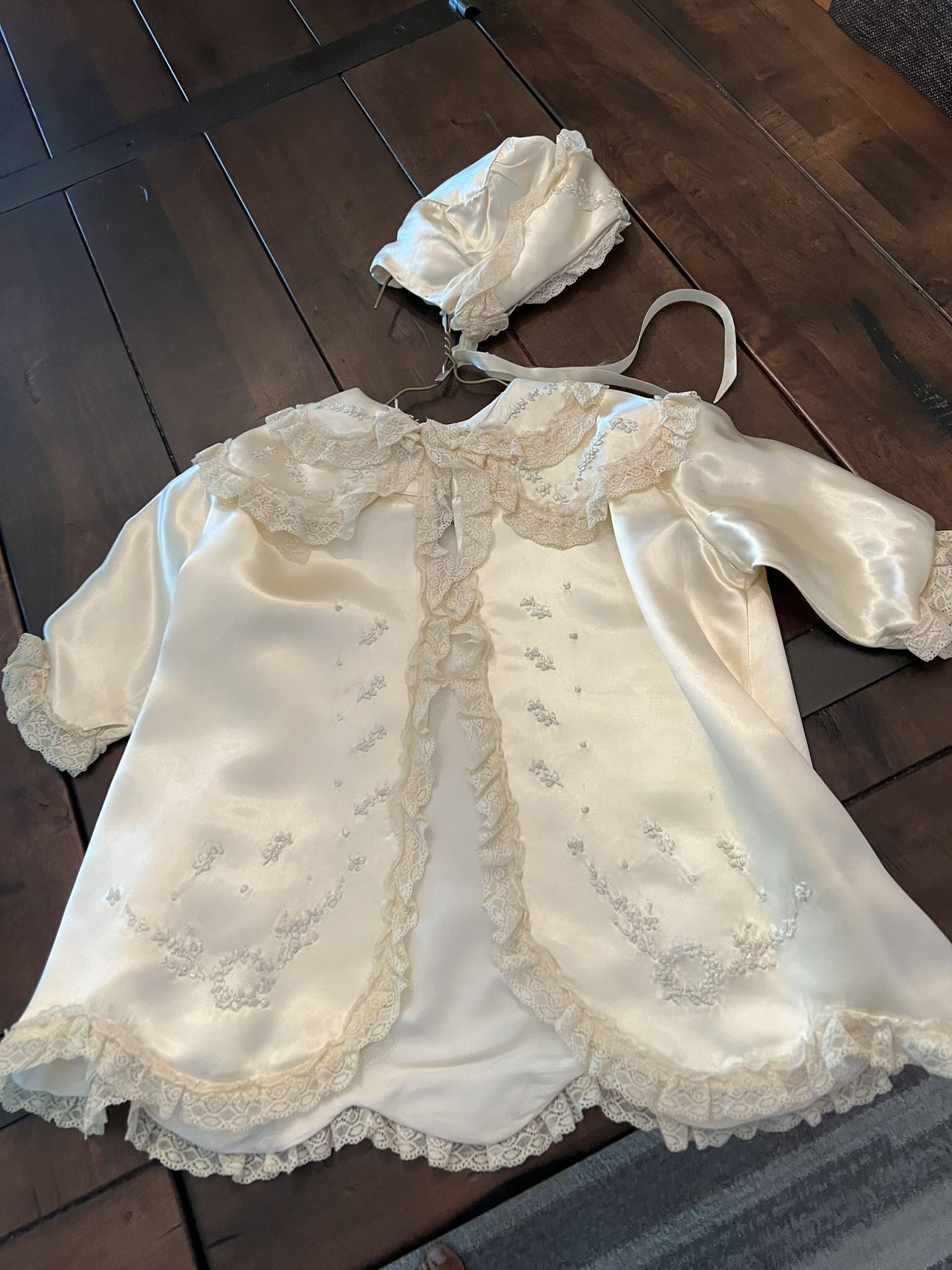 Christening gown 1950 With Bonnet