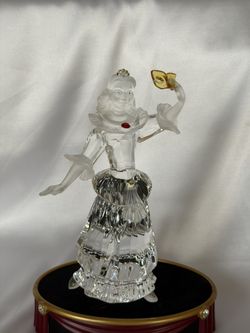 Swarovski Crystal Girl Figurine from the Masquerade Columbine collection