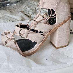 Sol Sana Pink Heeled Sandals