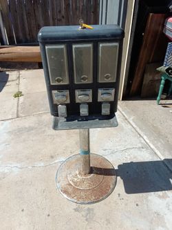 Vintage candy machine metal