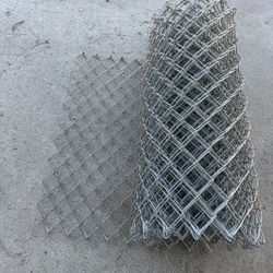 Chain link fencing