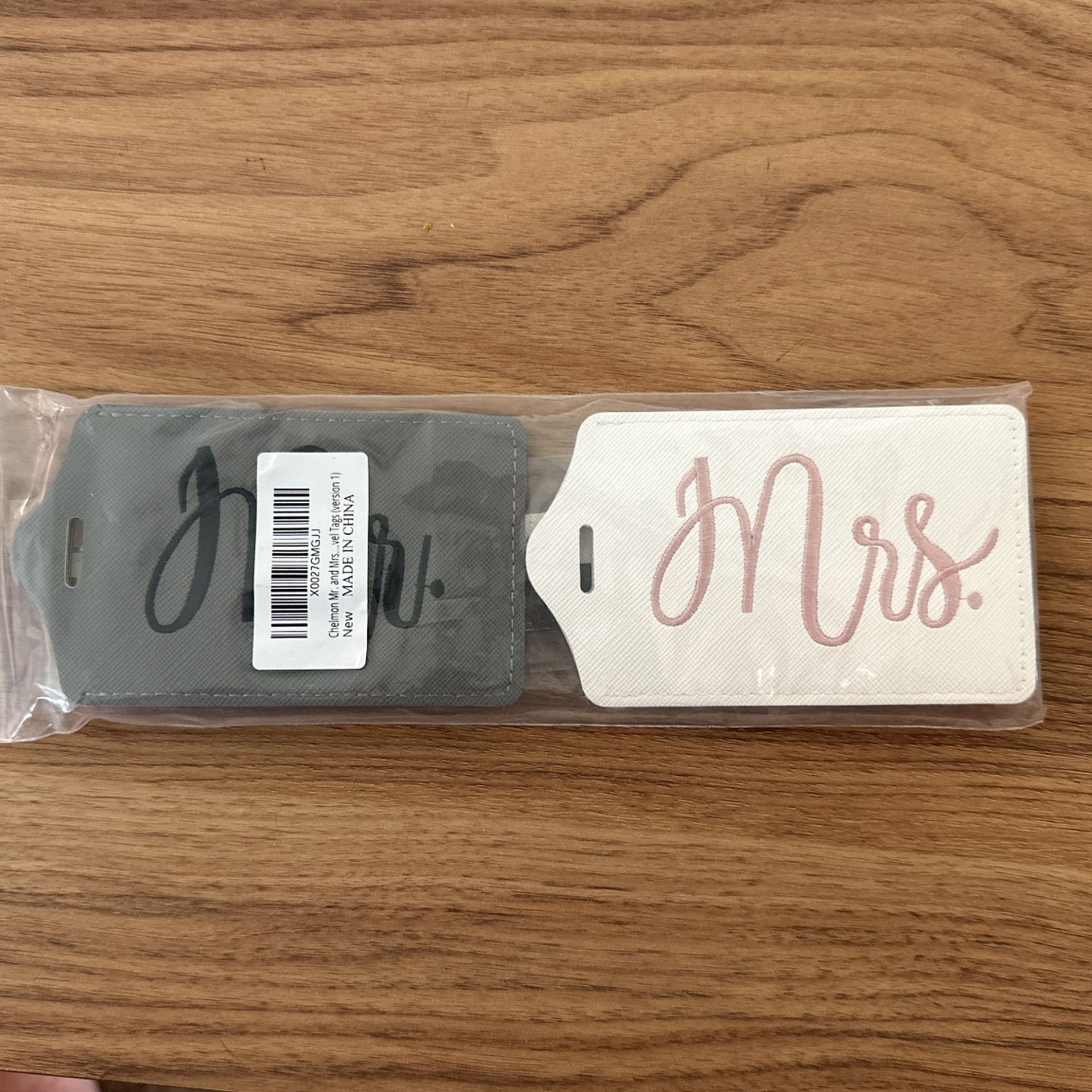Mr. & Mrs. Luggage Tags