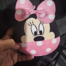 Minnie Mouse Plush Coin Bag Clip