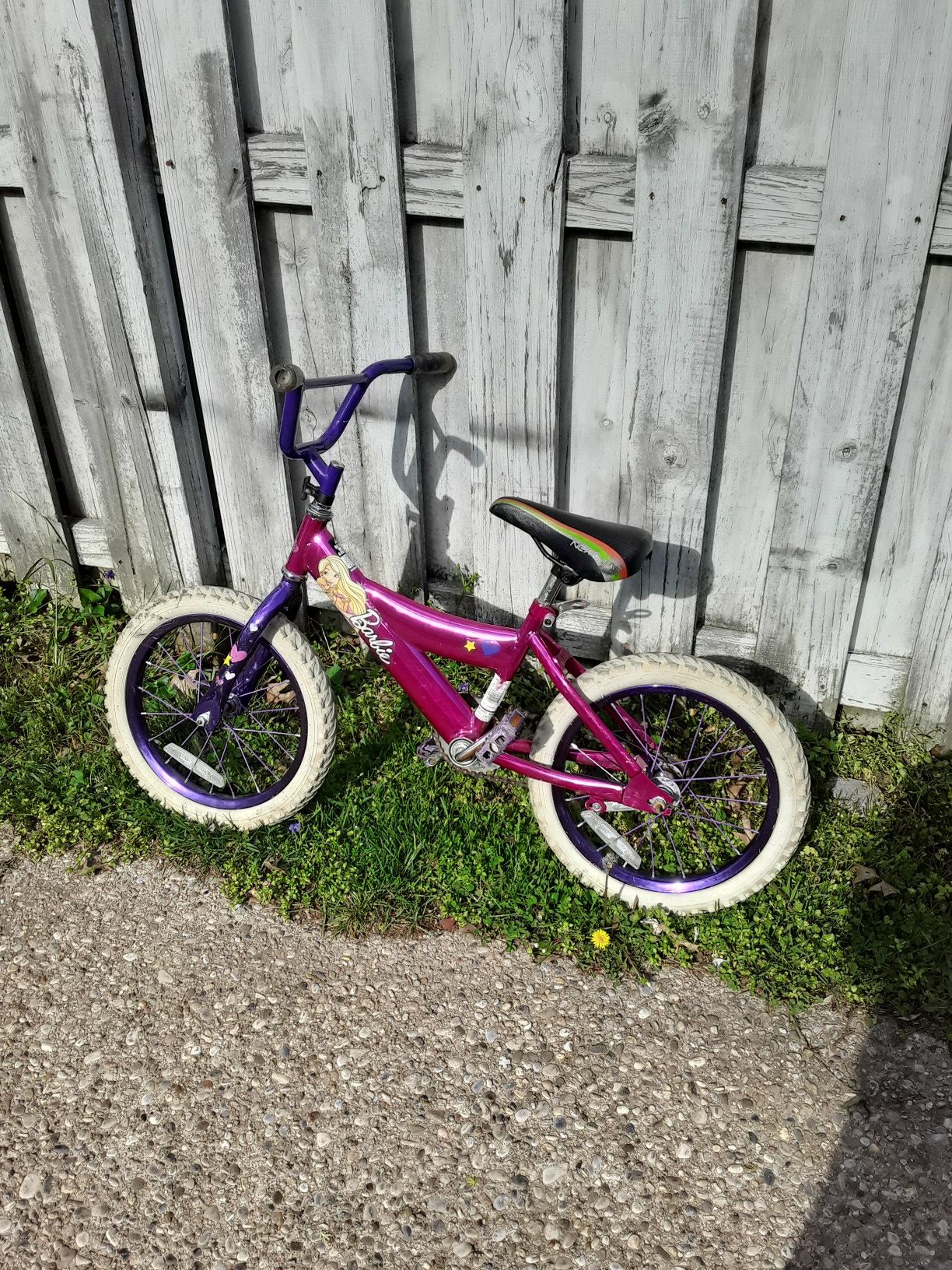 Lil. Girl Barbie Doll bike