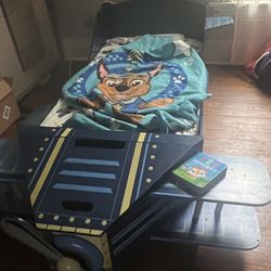 Kidscraft Wooden toddler Airplane Bed With Mattress 