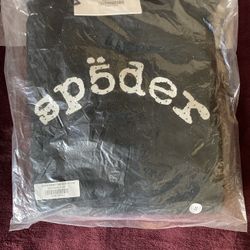 Black Sp5der Webstone AOP hoodie