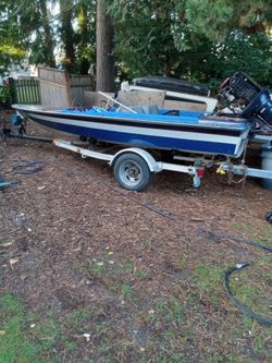 Kona Boat W/ Trailer Project Both Titles In Hand