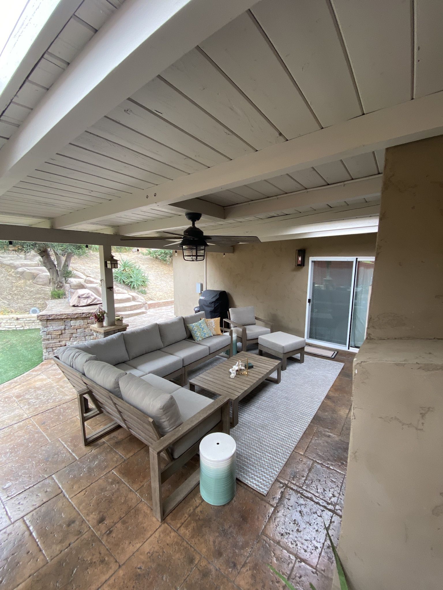 Outdoor Couch, Chair, Coffee Table Set