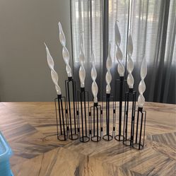 Candles And Holder 