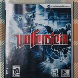 Wolfenstein (Sony PlayStation 3 PS3, 2009) - Complete CIB Tested/Works