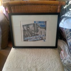 Sex Pistols Framed Picture. 17in X 13 in. In a nice Heavy Duty Frame.