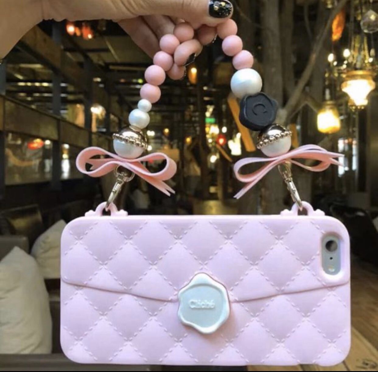 Pink IPhone X phone case - Cliché Brand
