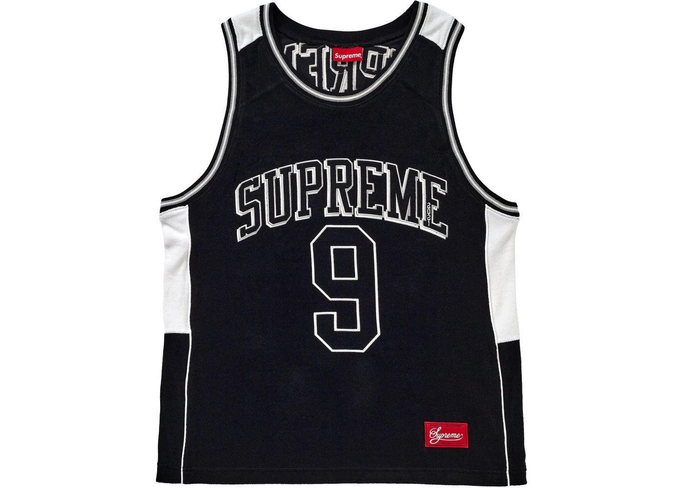 Supreme Black Jersey #9 Size M