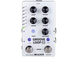 MOOER Groove Looper Guitar Pedal Drum Machine Stereo 140 Min Loops 121 Groove FX