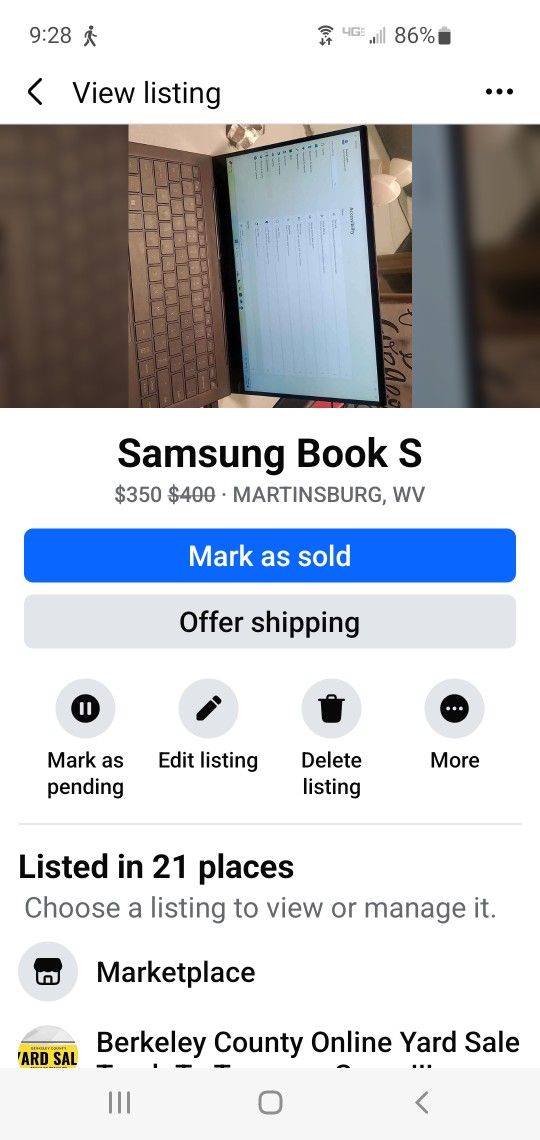 Samsung Book S Laptop