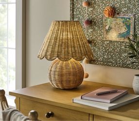 Table Lamp with Woven Base and Woven Shade - Threshold™ designed with Studio McGee