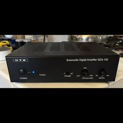 HTD SDA-100 Subwoofer Digital Amplifier For Parts No  Volume Control