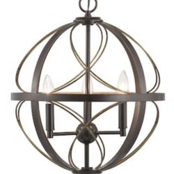 Progress Lighting Brandywine Collection 3-Light Antique Bronze Pendant