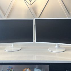 Two Samsung Monitors 