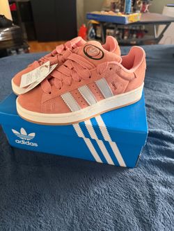 new adidas campus 00s size 4 1/2 color coral pink