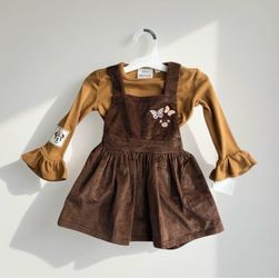 baby girl 18months Disney minnie mouse corduroy gorgeous dress set
