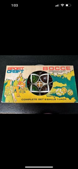 Bocce Ball Game Vintage