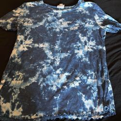 Blue Tie-Dye- Ish Shirt 
