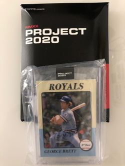 TOPPS 2020 Project #112 GEORGE BRETT 1975 BY OLDMANALAN LOW PR- 6558