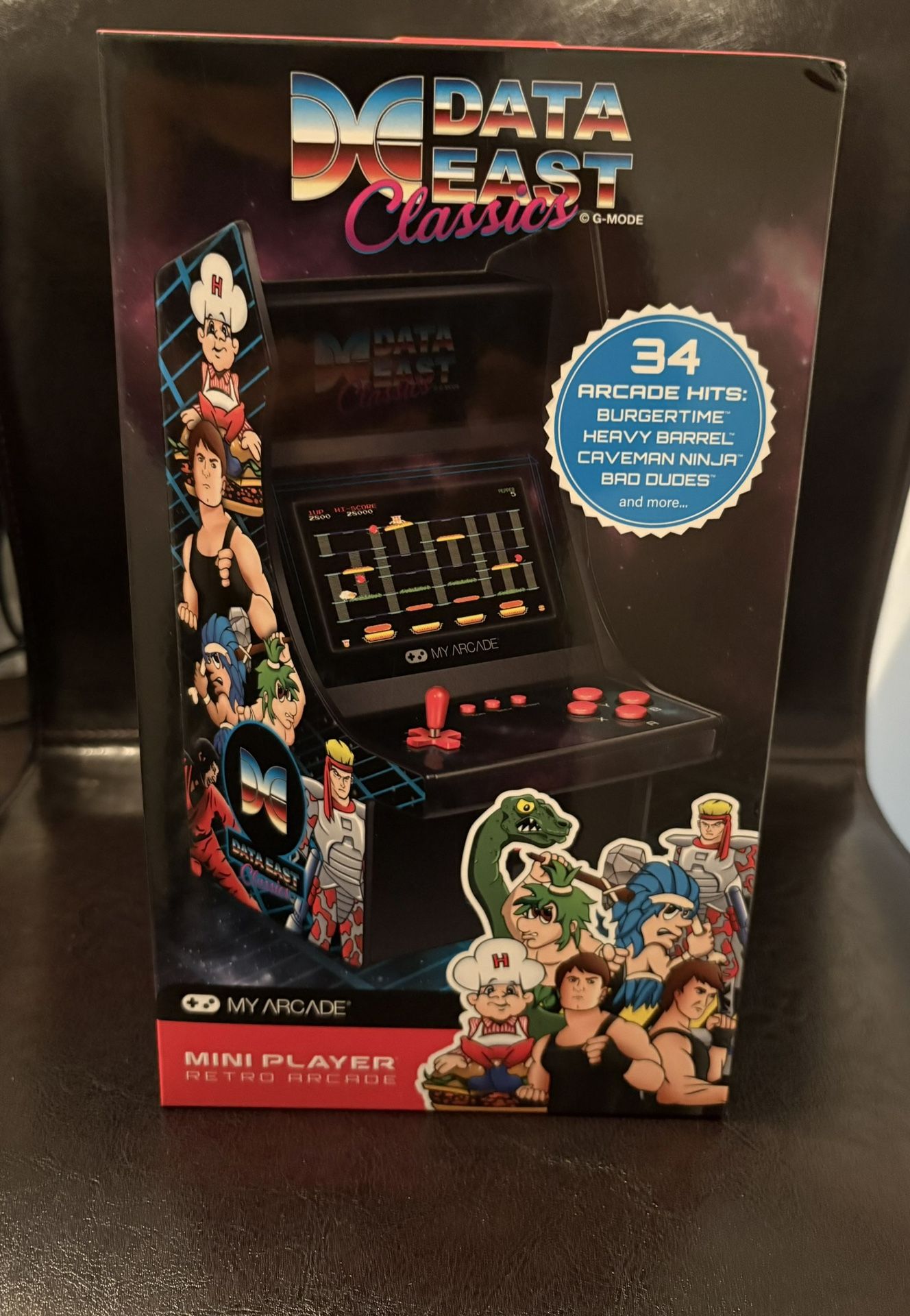 Data East Retro Mini Player W/34 Games