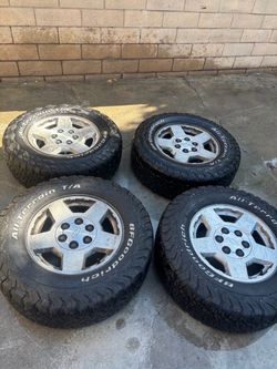 BFGoodrich All-Terrain T/A Tires on Chevy Wheels – Set of 4