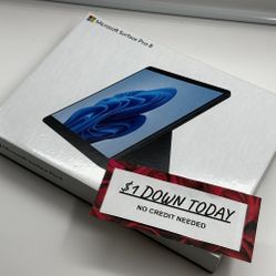 Microsoft Surface Pro 8 (Core i5/ 8GB/ 256GB)- $1 Down Today - NO CREDIT Needed