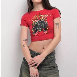 Ed Hardy Red Panther Shirt