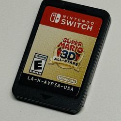 Super Mario All-Stars 3D Nintendo Switch Game Cartridge Only Tested/Works W198