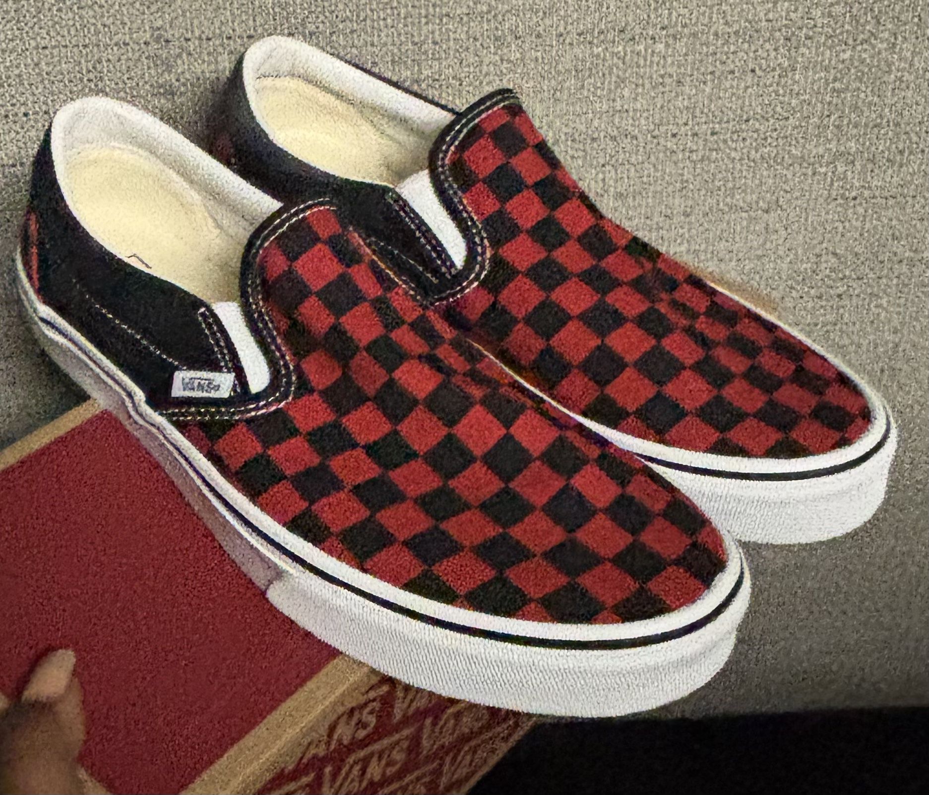 Black And Red Checker Vans