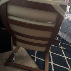 Arm Chair ,  Brown/beige Off White 