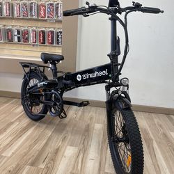 Isinwheel 20MPH Electric Bike Folding ebike Financing! $50 Down