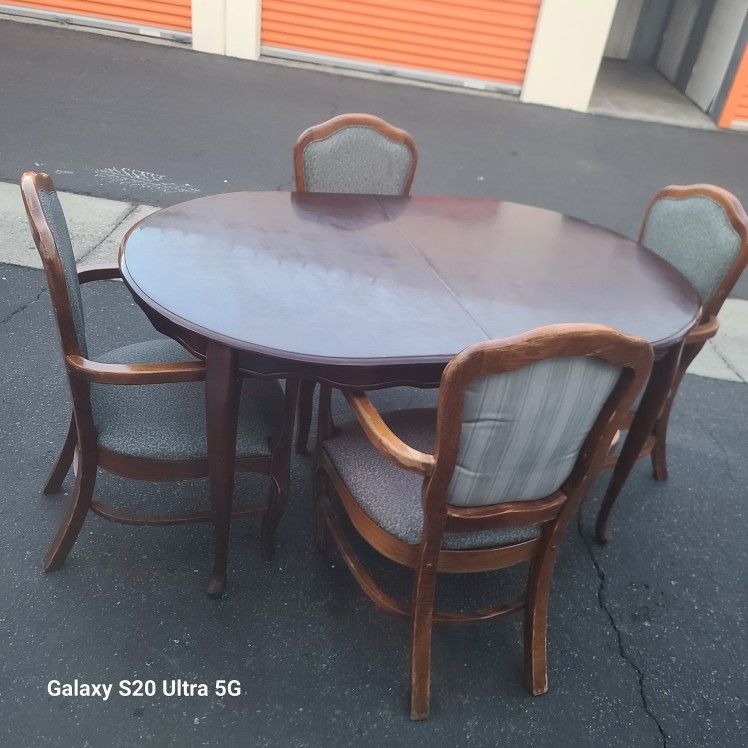 Antique Table And Chairs Only $150